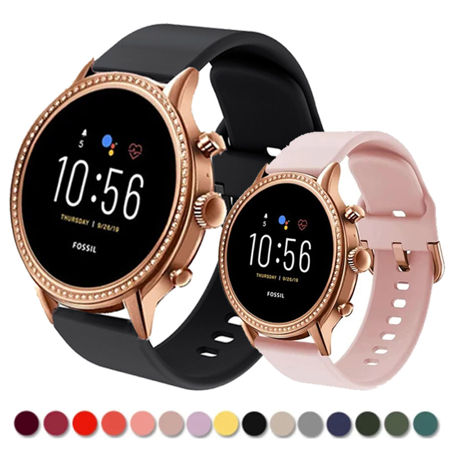 Fossil Smartwatch Accessories - Silikon Kayış Fosil kadın Gen 6