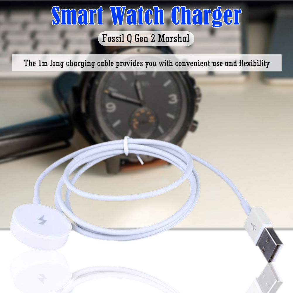 Fossil Smartwatch Accessories - 1m Akıllı Saat Manyetik Şarj Cihazı,