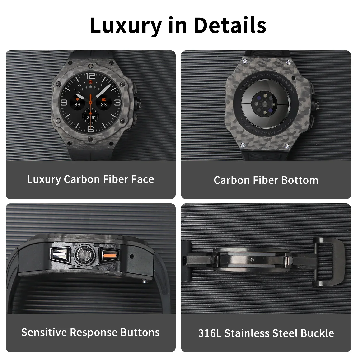 Lüks Modifikasyon Kiti Samsung - Samsung Smartwatch Accessories incelemesi ve fiyatı